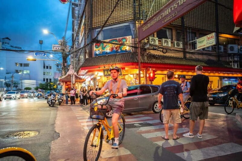 Bangkok by Night Cycling Tour with Street-food Meal - FAQs
