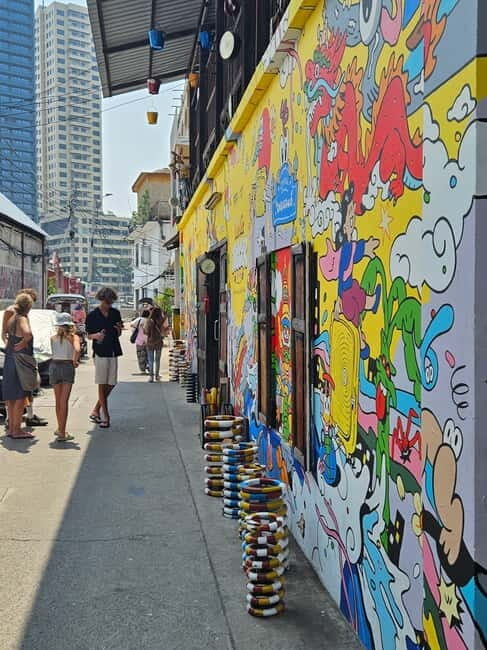 Bangkok: Chinatown Tour with Street Art, Sky Bar & Food - Industrial Zone with Second-Hand Machinery