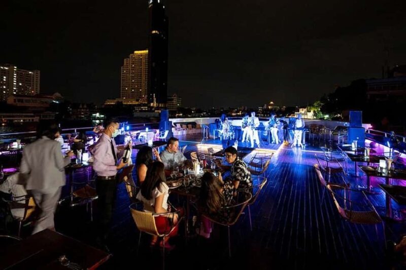Bangkok: Evening Dinner Cruise with Live Music Chao Phraya - A Relaxing Evening on the Chao Phraya: Dinner, Music, and Stunning Views