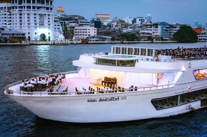 Bangkok: Luxury White Sunset or Dinner Cruise with Beer - A Close Look at What to Expect on the Cruise