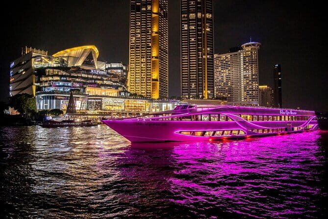 Bangkok Opulence Chao Phraya River Dinner Cruise from ICONSIAM - Key Points