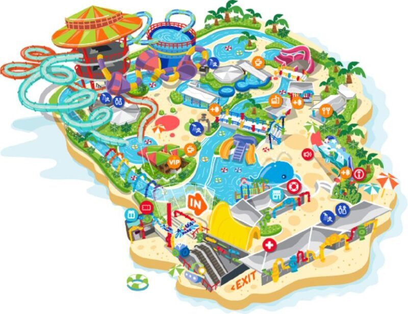 Bangkok: Pororo Aqua Park Entry Ticket - Attractions and Activities