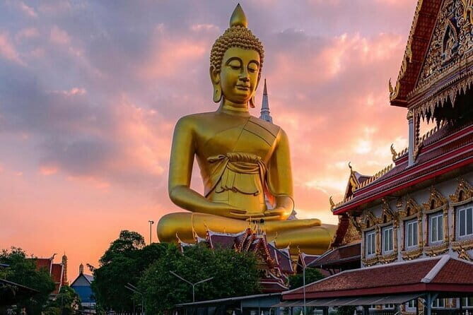 Bangkok : Sunset Food tour by Tuk Tuk boat with big Buddha view - The Sum Up