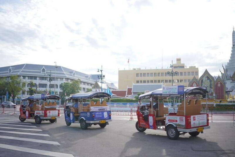 Bangkok: Tuk Tuk Day Pass App & Boat Chao Phraya River - Key Points
