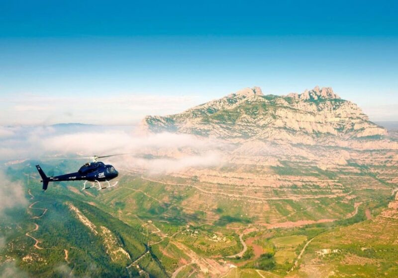 Barcelona and Montserrat Helicopter Flight - Upwards to Montserrat: Nature’s Architectural Marvel