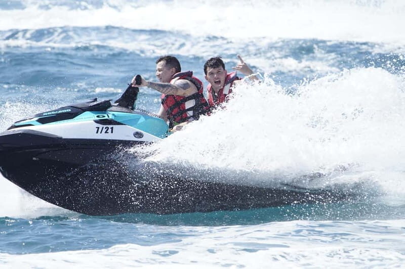 Barcelona: Jetski No Licence Tour Hotel W - Photo included - Key Points