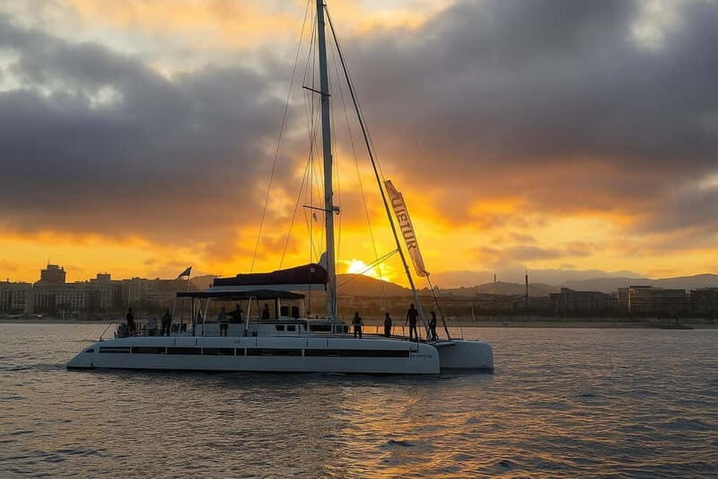 Barcelona: Luxury Catamaran Sunset Cruise - Key Points