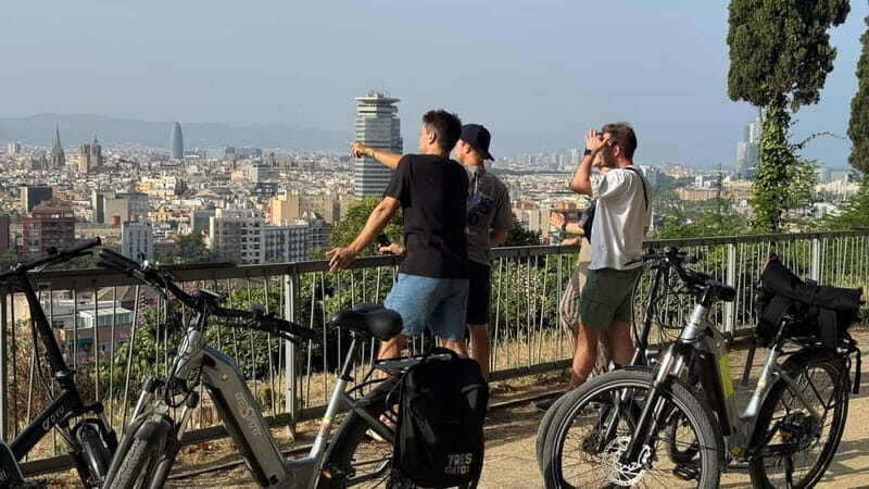 Barcelona: Montjuïc e-bike Adventure with Views and Castle - Key Points