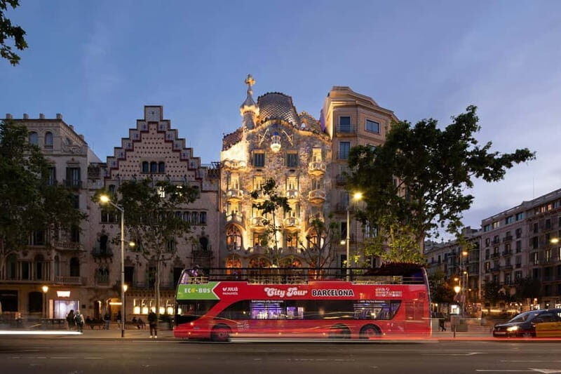 Barcelona: Night Bus Tour with Live Guide - Key Points