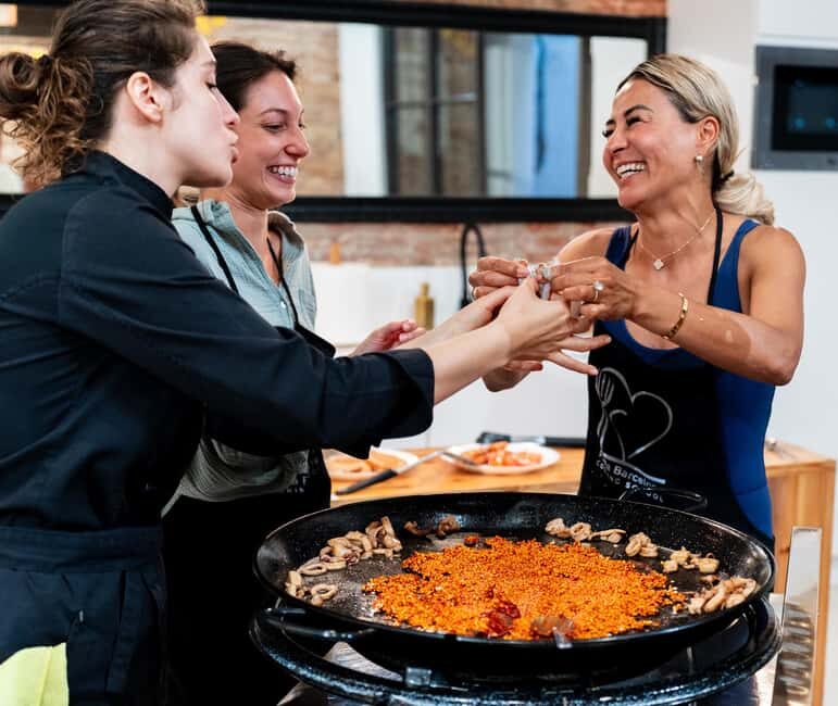 Barcelona Paella Class, Boqueria Tour, Mother-Daughter Chefs - Practical Details and What to Expect