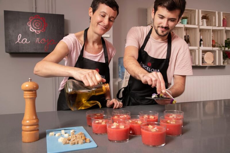 Barcelona: Premium Tapas & Paella Cooking Class - Key Points