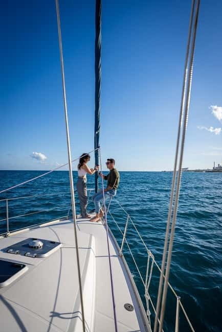 Barcelona: Private Boat Tour for 2, Swim, Snack and Drinks - Key Points