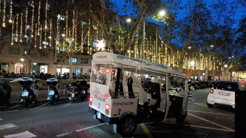 Barcelona: Private Christmas Lights Tour by Eco Tuk Tuk - Authentic Insights from Reviews