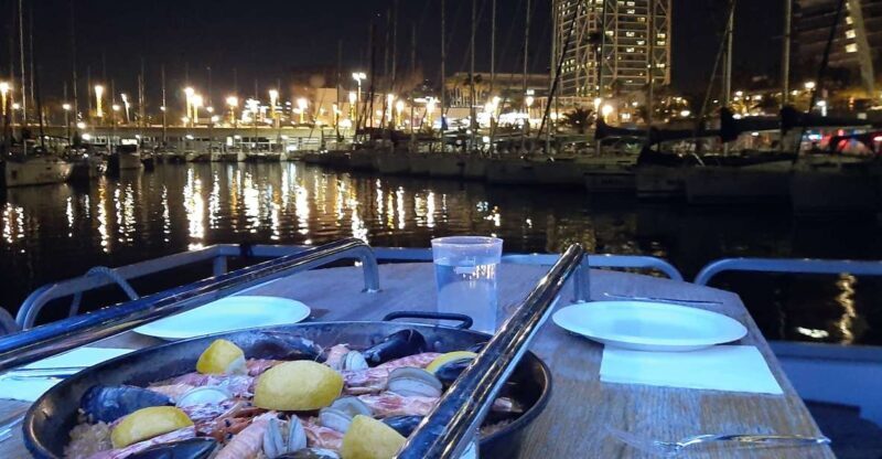 Barcelona: Private Evening Cruise with Dinner and Drinks - The Sum Up
