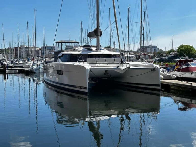 Barcelona: Private luxury ocean catamaran excursion - The Sum Up