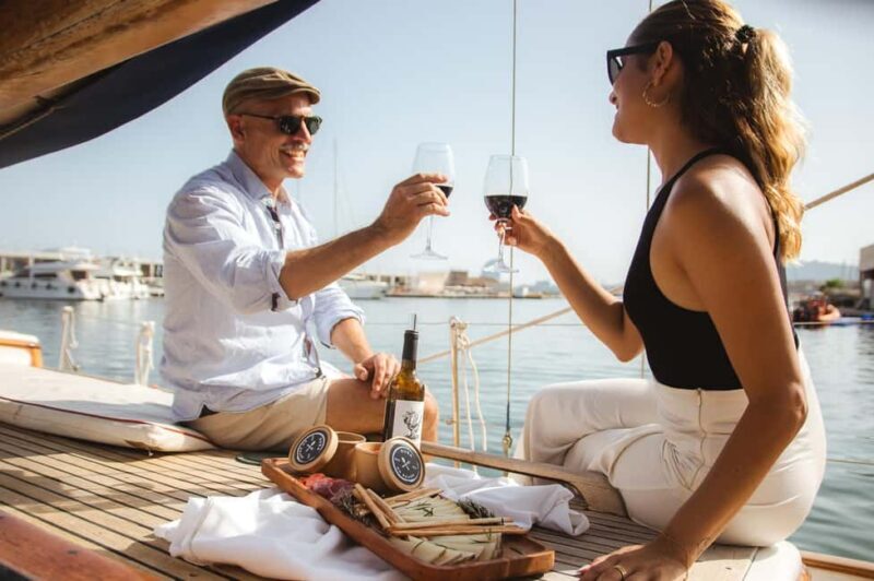 Barcelona: Sail trip with Wine&Cheese tasting and open bar - Discover Barcelona from the Sea: Sail, Sip, and Savor