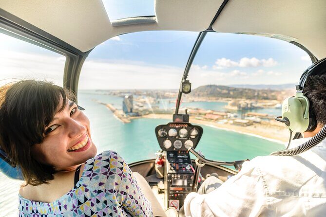 Barcelona's Panoramic Helicopter Flight with Video Included - Experience the City from the Sky: Barcelonas Panoramic Helicopter Flight