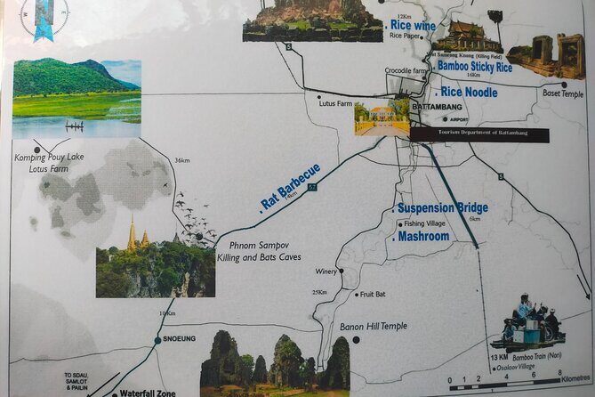 Battambang Tuk Tuk tour: Bambootrain, Killing & Bat Caves,Sunset - Exploring Battambang: How the Tour Unfolds