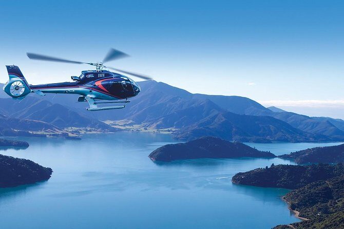 Bay of Many Coves Helicopter Tour with 3-Course Lunch from Wellington - Key Points