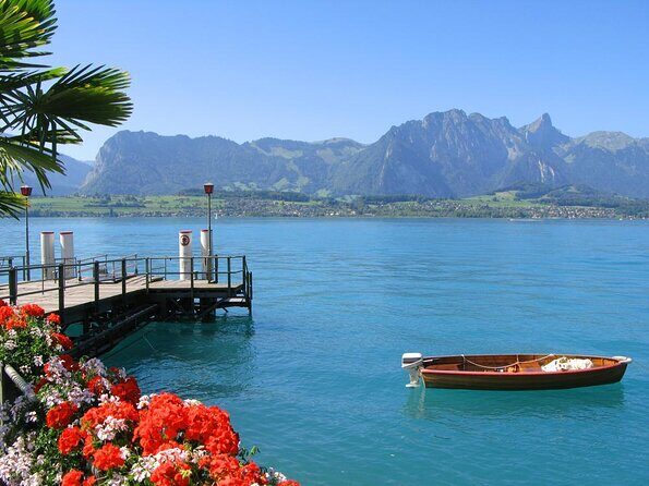 Beatus Caves, Panoramic Bridge, Nature Park Blue Lake and Lake Thun Cruise - A Day Out Exploring Switzerland’s Stunning Natural Wonders