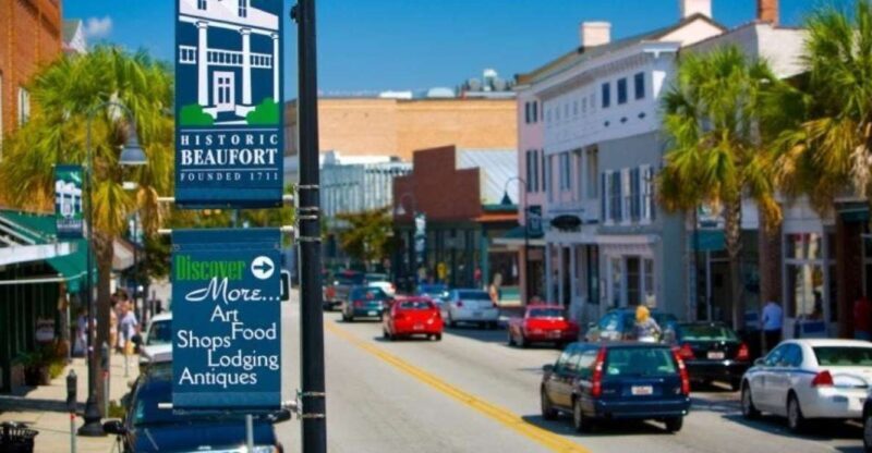 Beaufort: Local History and Film Sites Tour by golf cart - Key Points