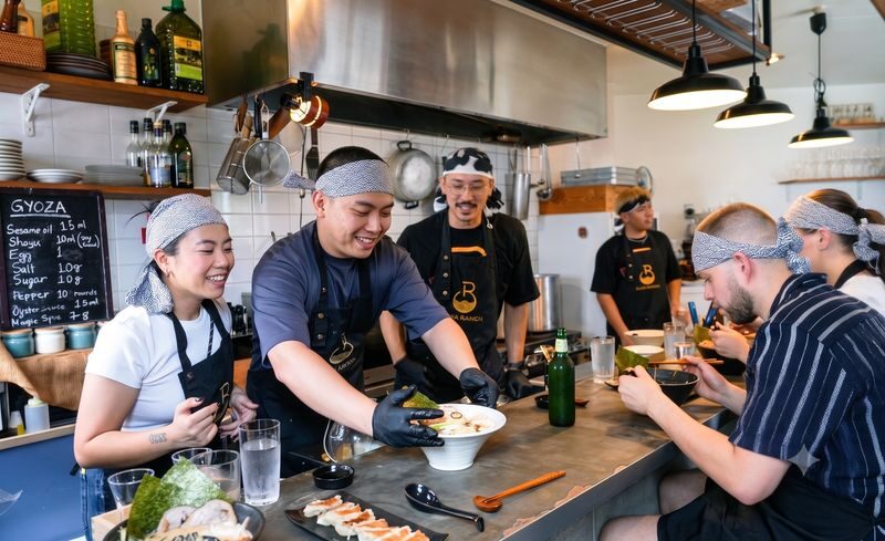 Become a Ramen Chef for a Day: Authentic Tokyo Restaurant Experience - A restaurant kitchen, not a staged cooking demo