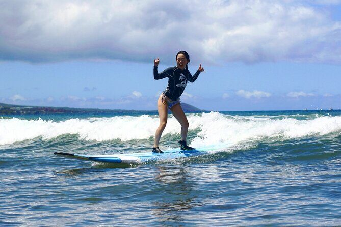 Beginner Group Surf Lesson on Maui South Shore - Key Points