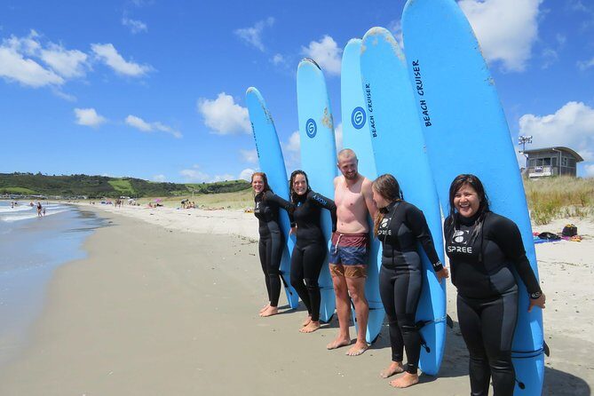 Beginner Surf Lesson at Te Arai Beach - Key Points
