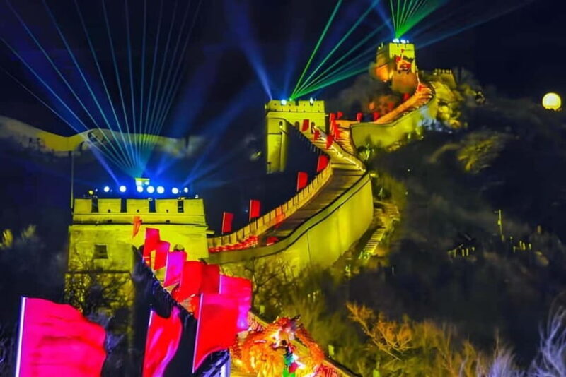 Beijing: Badaling Great Wall Night Ticket or Tours with Show - Exploring the Night Experience at Badaling: What to Expect