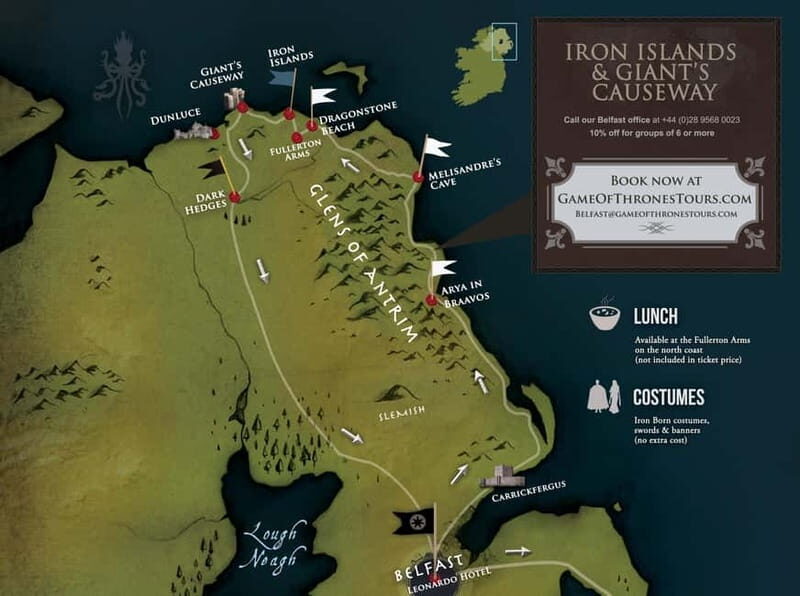 Belfast: Game of Thrones - Iron Islands & Giant's Causeway - Practical Aspects of the Tour