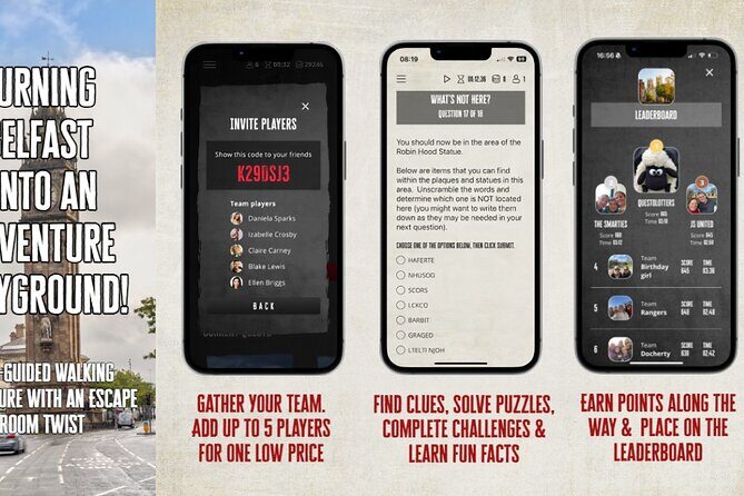 Belfast Quest: Self Guided City Walk & Immersive Treasure Hunt - FAQ