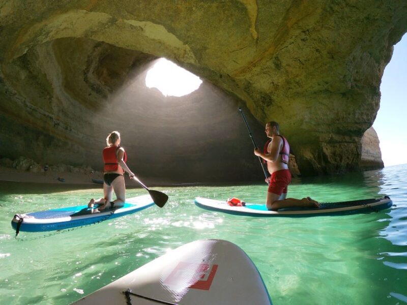 Benagil: Benagil Cave Stand Up PaddleBoard Tour at Sunrise - Exploring the Benagil Cave from the Water