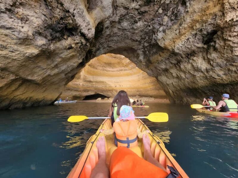 Benagil: Kayak Tour to Benagil Caves  Small Group - An Up-Close Look at the Kayak Tour Experience