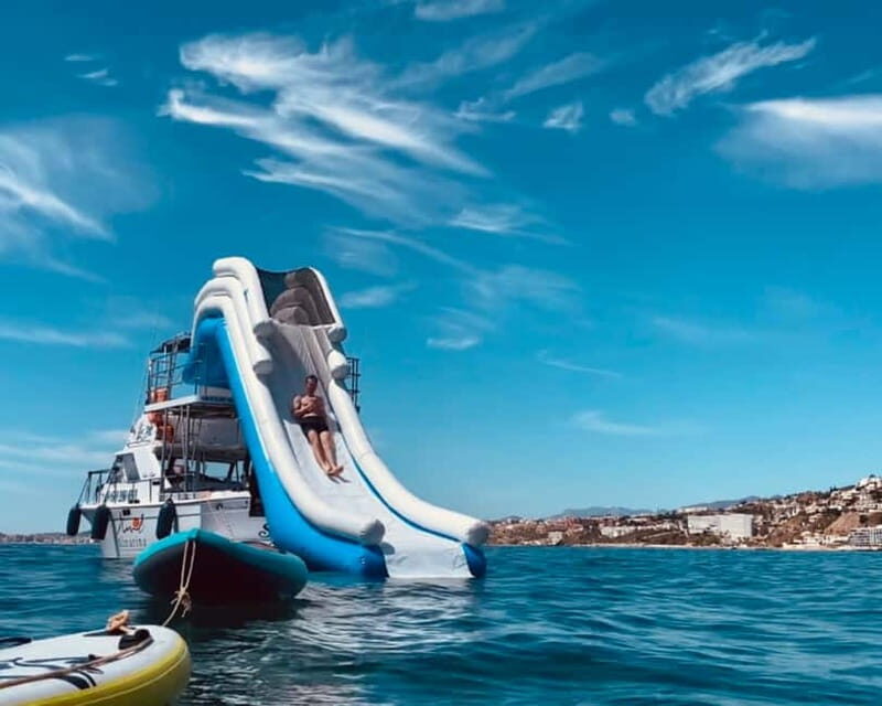 Benalmádena Boat Tour with Snorkeling, Water Slide and Lunch - The Sum Up