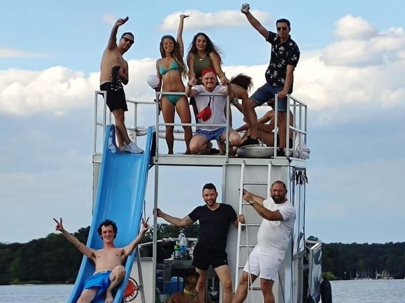 Berlin: Boat Rental BBQ boat with waterslide for 12 people - Discover Berlin from the Water: A Fun and Relaxing Boat Rental Experience