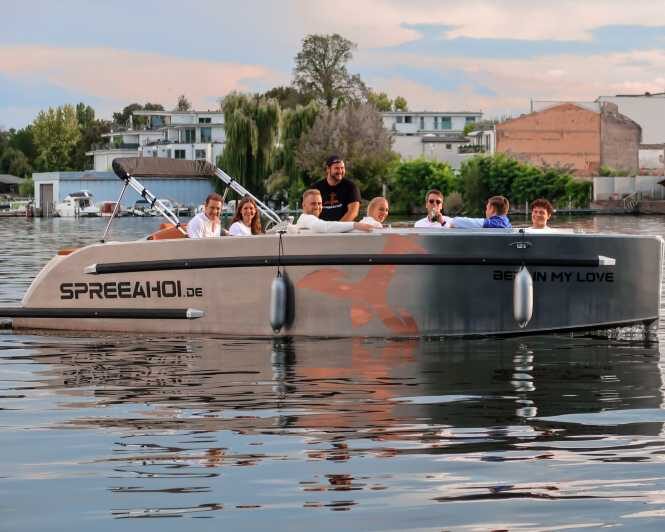 Berlin: Electric Boat Rental for self-driving 6 hrs - Who Will Love This?