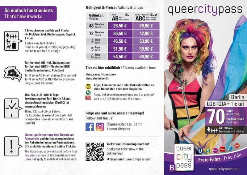 Berlin: QueerCityPass with Transportation and Discounts - Value for Money and Overall Impression