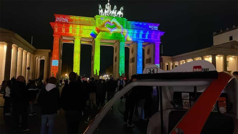 Berlin: taxi-bicycle Tour by Night and Illuminations - The Sum Up
