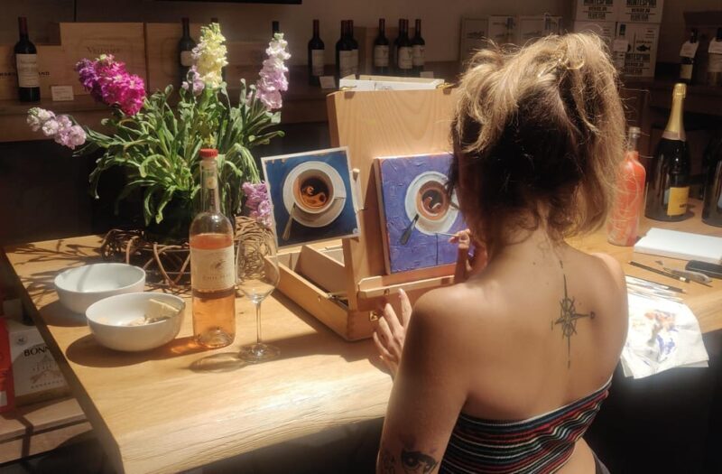 Berlin: Wine on Canvas - Paint Workshop and Wine Tasting - A Closer Look at the Berlin Wine on Canvas Experience