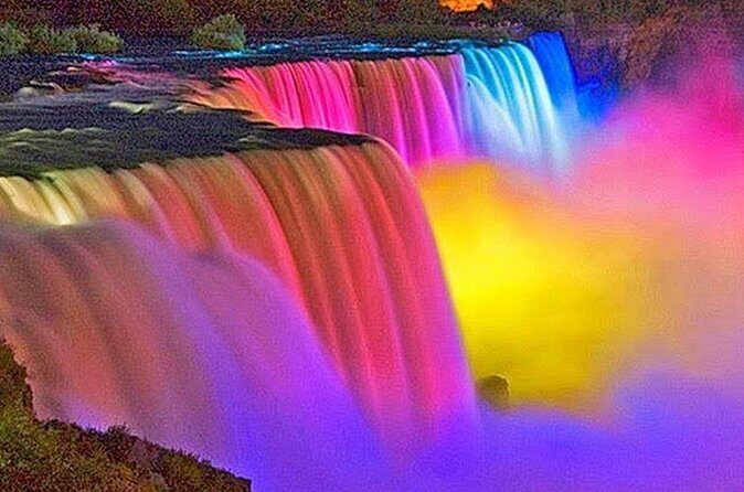 Best of Niagara Falls USA and Canada Night Tour with Skylon Tower - The Sum Up
