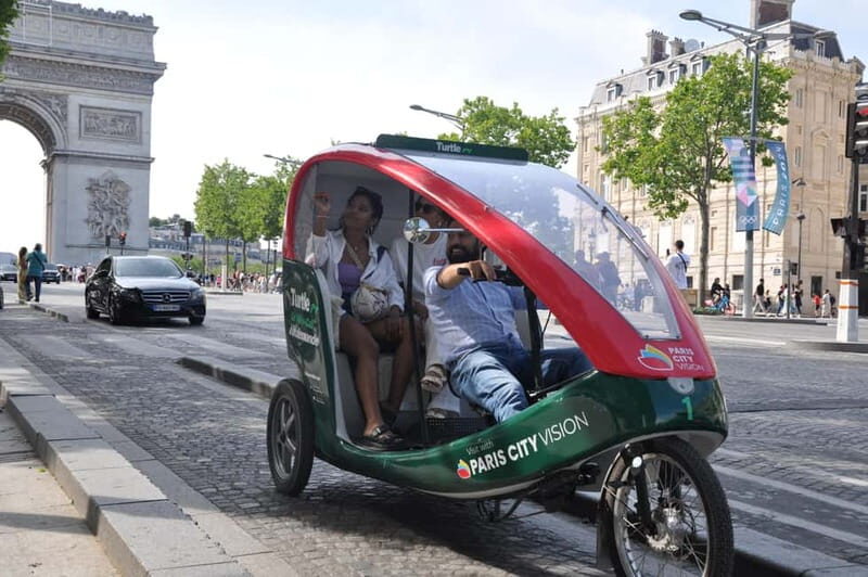 Best of Paris Private Rickshaw bike Tour with Audio Guide - Key Points