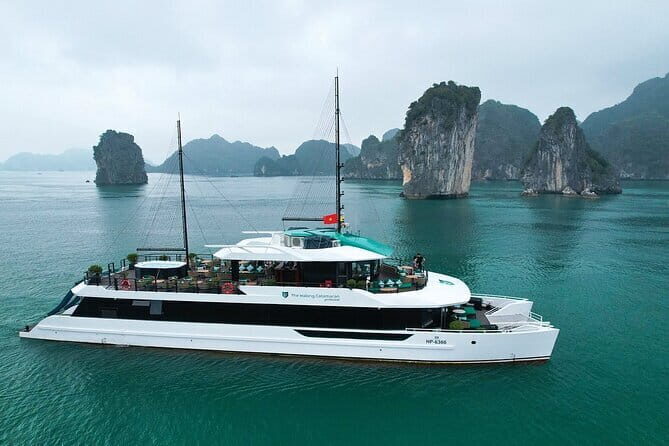 Best Selling Catamaran Cruise Premium Day Trip Explore Halong Bay - An Authentic Day of Adventure on the Water: Exploring Halong Bay with a Premium Catamaran