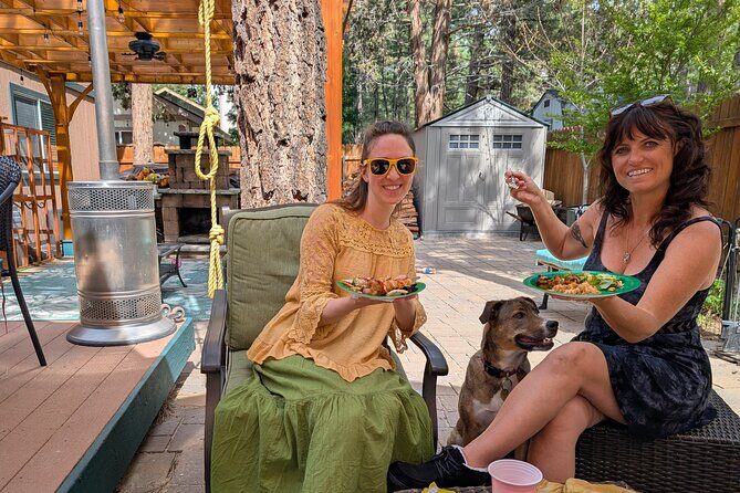 Big Bear Backyard Tasting with Wine, Beer, Charcuterie Fun Vibes - Key Points