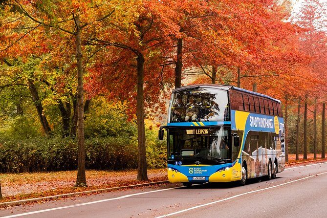 Big city tour Leipzig Hop on hop off - Stops 5-13: Various neighborhoods, parks, and landmarks such as Little Venice, the zoo, Gohliser Schlößchen, Red Bull Arena, Völkerschlachtdenkmal, and the German National Library.