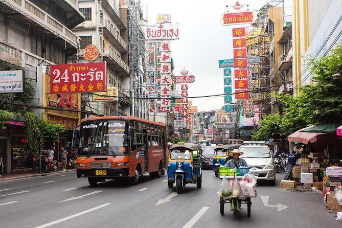 Bike Bangkok at Night with Thai Dinner - Discovering Bangkok on Two Wheels After Sunset