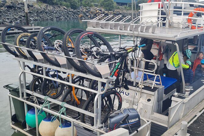 Bike Ferry Port Chalmers to Quarantine Island and Portobello, - Discover Dunedins Waterway Charm with the Port Chalmers to Portobello Bike Ferry