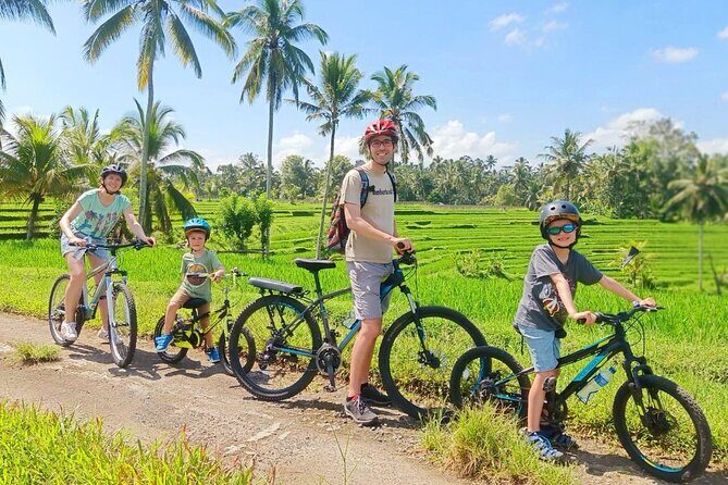 Bike ride in the rice fields, Bali countryside - Bike Ride in the Rice Fields, Bali Countryside