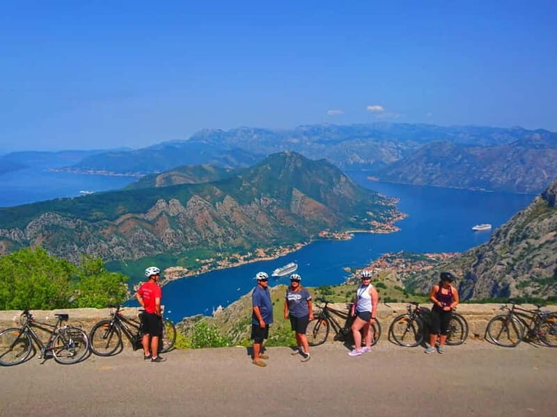 Bike tour - Downhill from Njegos Mausoleum to Kotor bay - Key Points