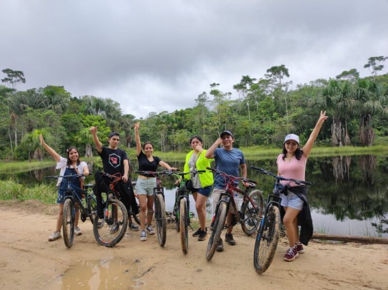 Biking in Peruvian rainforest with Lagoon visit - Key Points