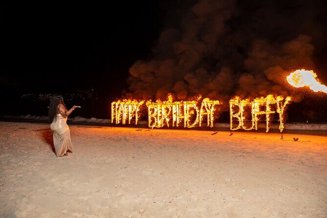 Birthday Fire Show experience in Montego Bay - Experience the spectacle of a Birthday Fire Show in Montego Bay